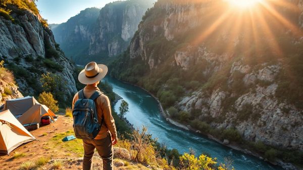 Écrivez votre aventure au camping dans les gorges du tarn